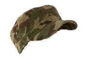 Green Camouflage Fitted Cap